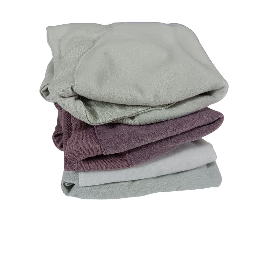 Bundle of 3 Comfy Cubs Swaddles 2 SM 1 L Gray and Mauve